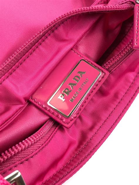 prada pink canvas bag|Prada nylon tote bag blue.